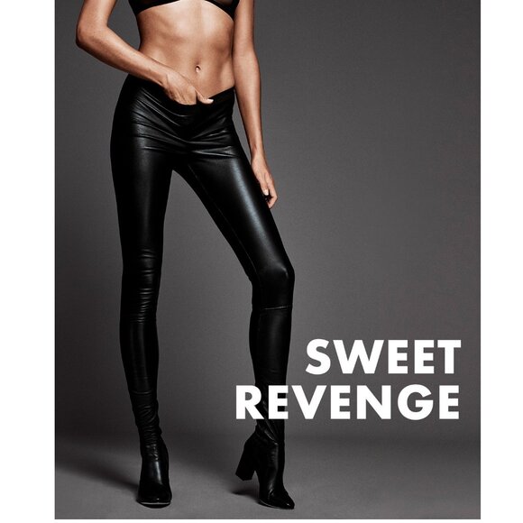 Tamara Mellon Black Stretch Nappa Sweet Revenge Legging Boots - Picture 3 of 16